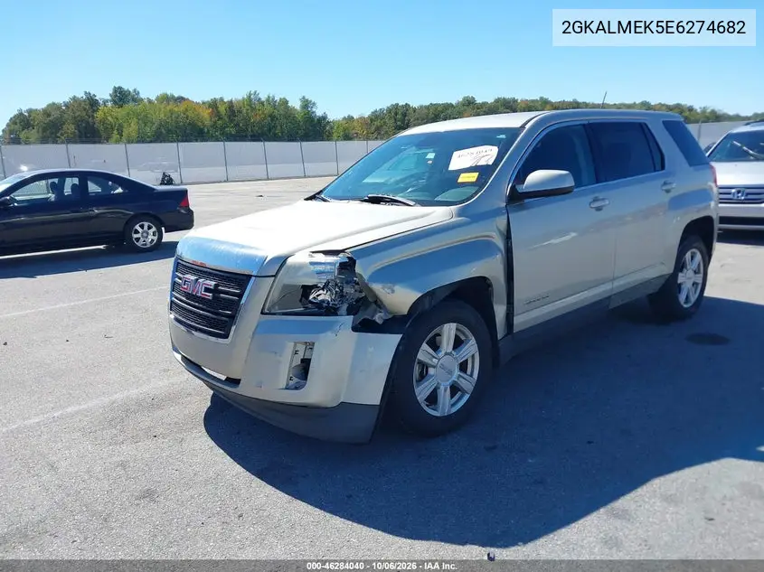 2014 GMC TERRAIN VIN 2GKALMEK5E6274682 — фото 2