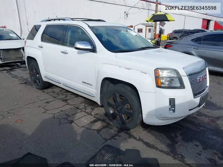 GMC TERRAIN 2014, VIN 2GKFLZE35E6345598