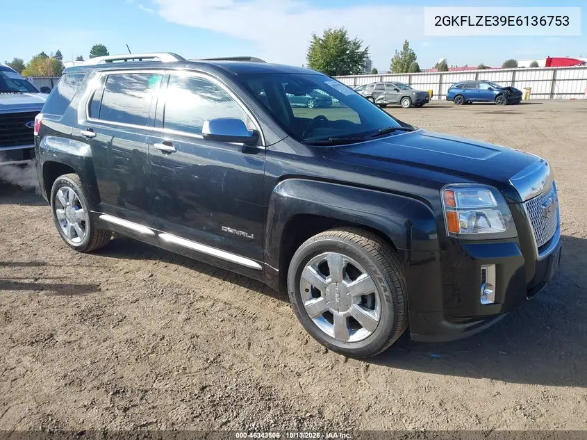 GMC TERRAIN 2014, VIN 2GKFLZE39E6136753