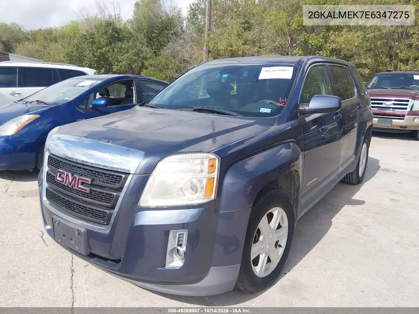 2014 GMC TERRAIN VIN 2GKALMEK7E6347275 — фото 2