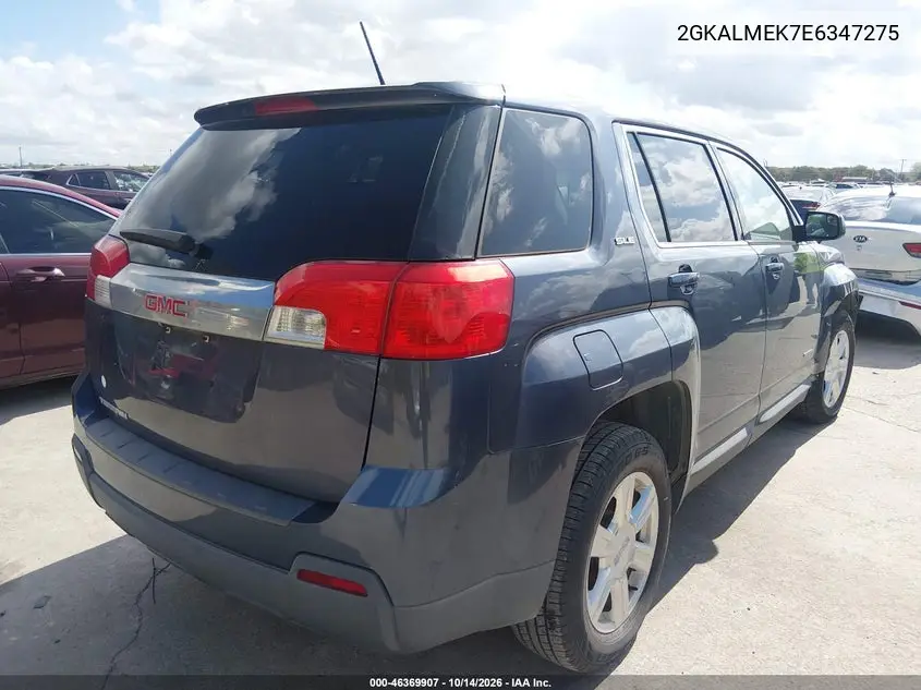 2014 GMC TERRAIN VIN 2GKALMEK7E6347275 — фото 4