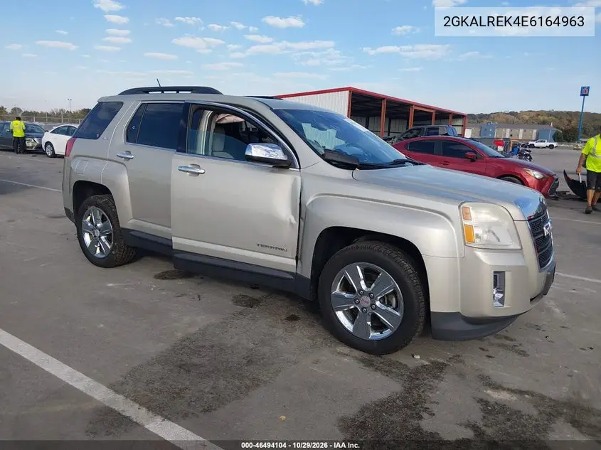 GMC TERRAIN 2014, VIN 2GKALREK4E6164963