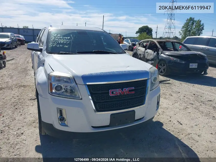 2015 GMC TERRAIN VIN 2GKALMEK6F6119947 — фото 12
