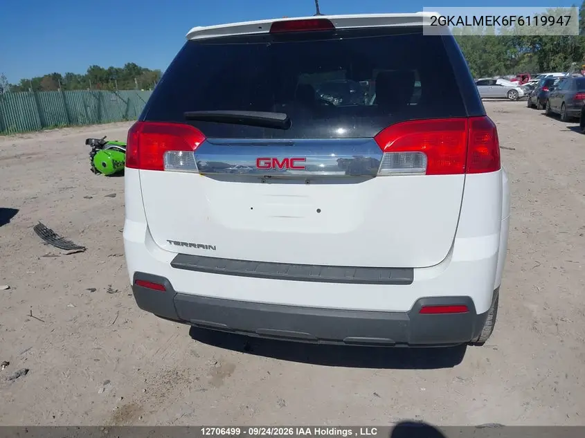 2015 GMC TERRAIN VIN 2GKALMEK6F6119947 — фото 16