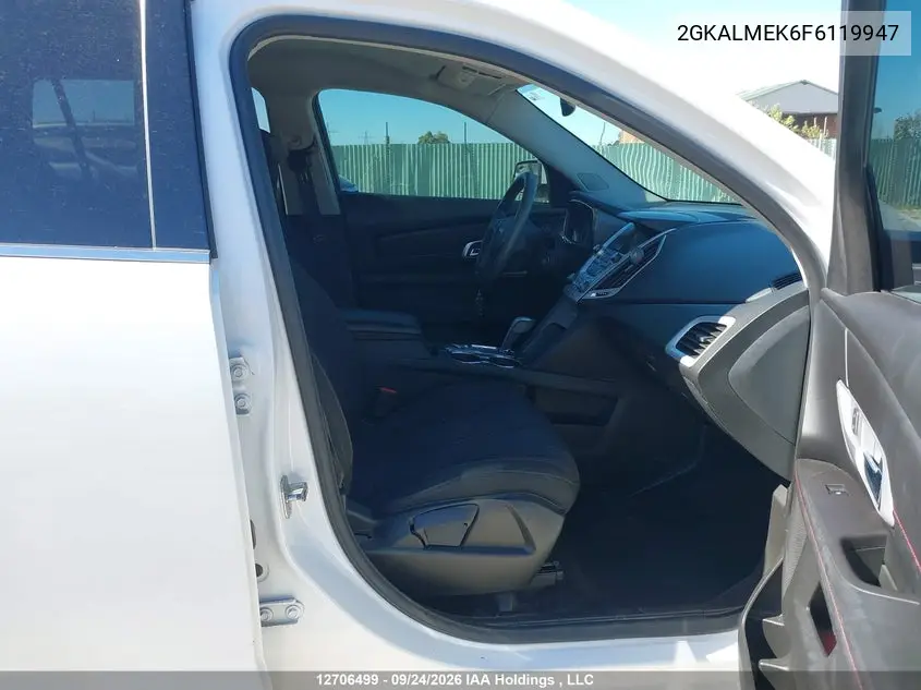 2015 GMC TERRAIN VIN 2GKALMEK6F6119947 — фото 5