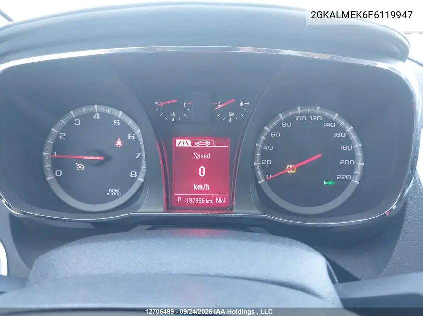2015 GMC TERRAIN VIN 2GKALMEK6F6119947 — фото 7