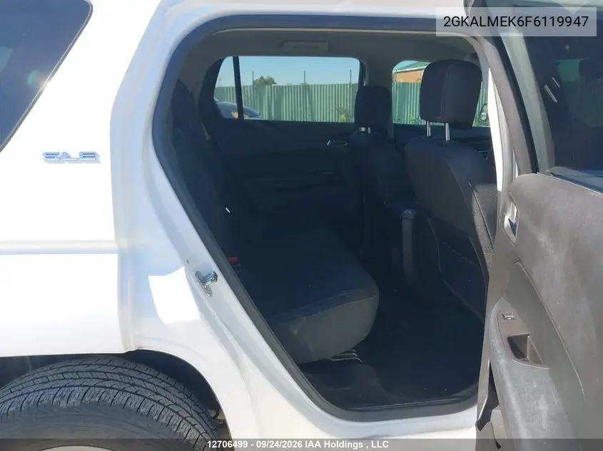 2015 GMC TERRAIN VIN 2GKALMEK6F6119947 — фото 8