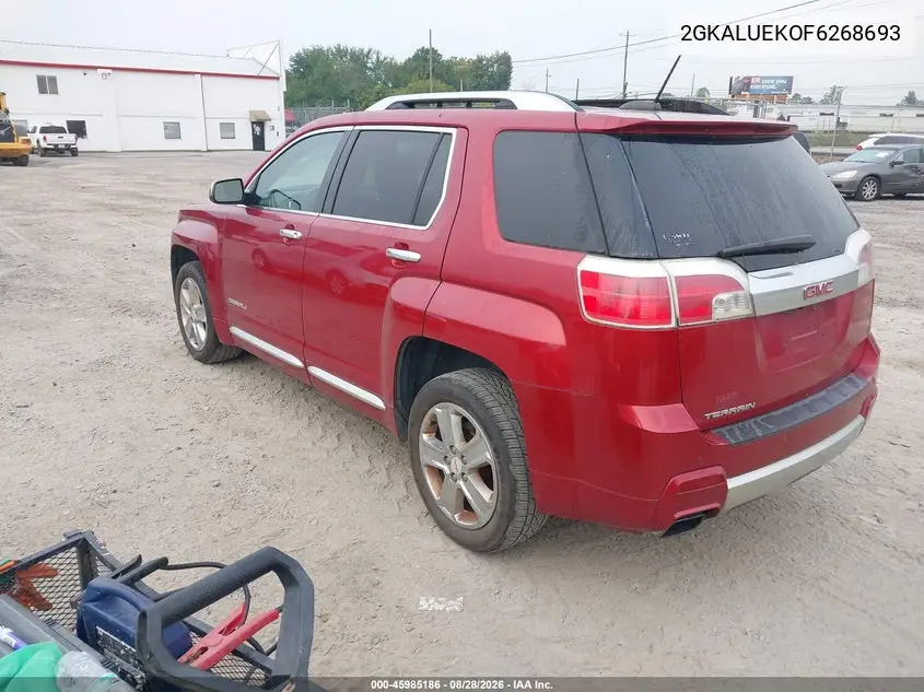 2015 GMC TERRAIN VIN 2GKALUEK0F6268693 — фото 3
