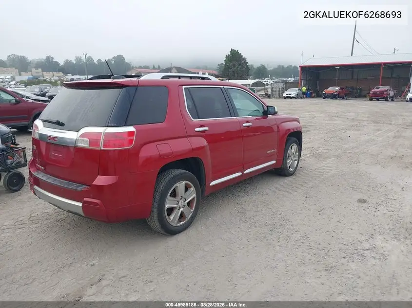 2015 GMC TERRAIN VIN 2GKALUEK0F6268693 — фото 4