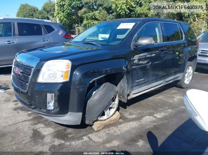 2015 GMC TERRAIN VIN 2GKALMEK1F6400375 — фото 2