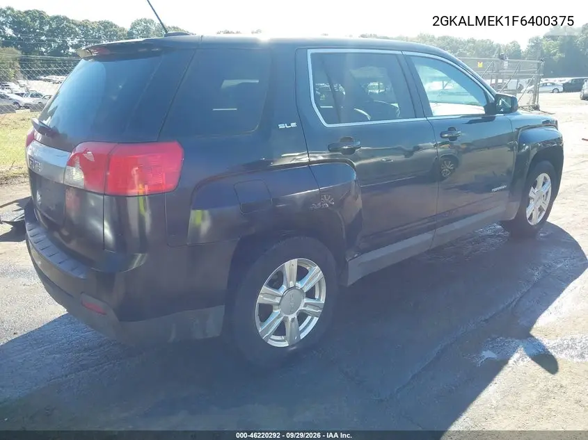 2015 GMC TERRAIN VIN 2GKALMEK1F6400375 — фото 4