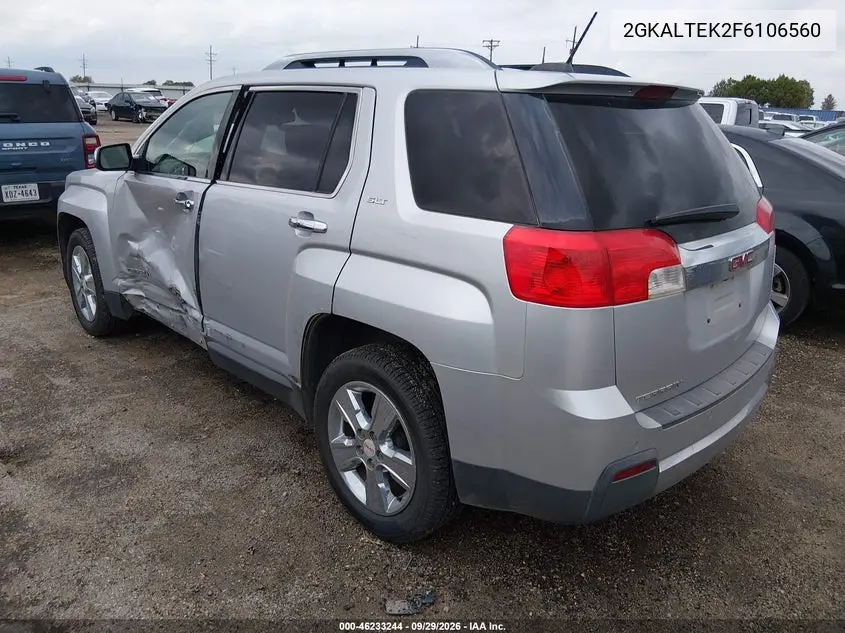 2015 GMC TERRAIN VIN 2GKALTEK2F6106560 — фото 3