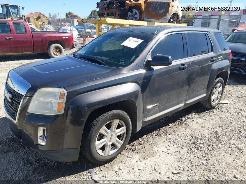 2015 GMC TERRAIN VIN 2GKALMEK6F6382939 — фото 2