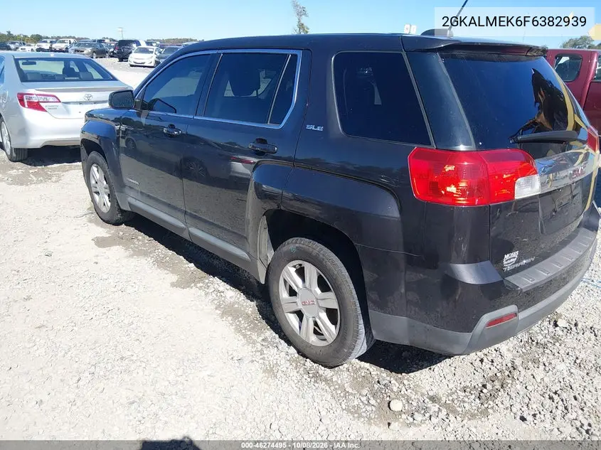 2015 GMC TERRAIN VIN 2GKALMEK6F6382939 — фото 3