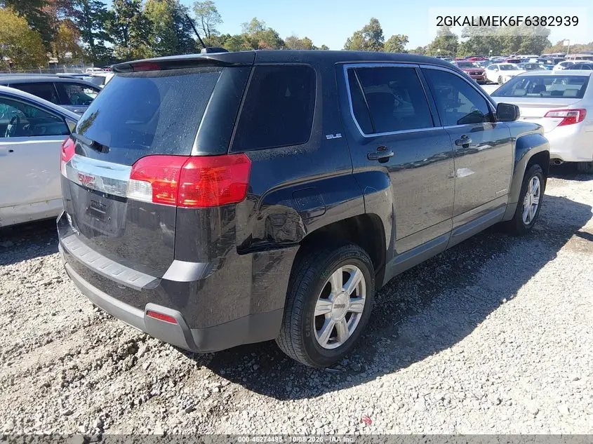 2015 GMC TERRAIN VIN 2GKALMEK6F6382939 — фото 4