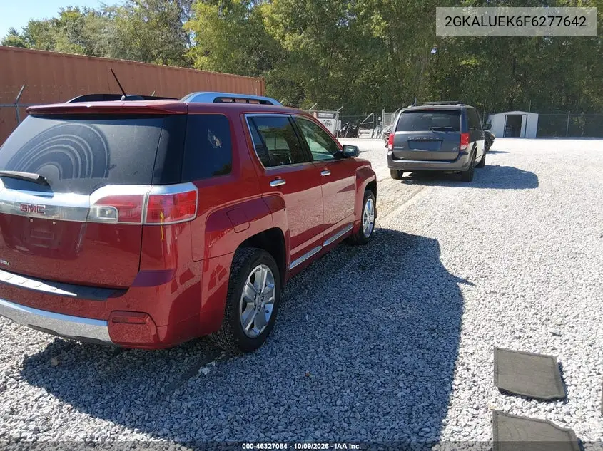 2015 GMC TERRAIN VIN 2GKALUEK6F6277642 — фото 4