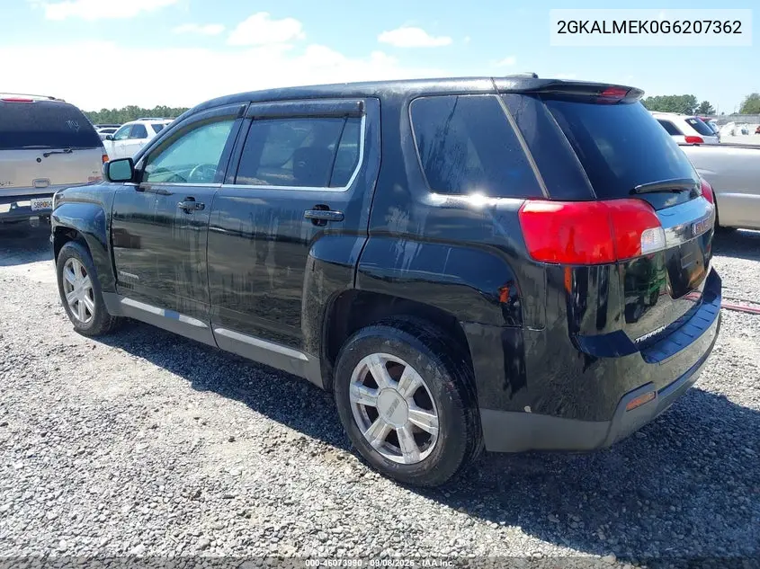 2016 GMC TERRAIN VIN 2GKALMEK0G6207362 — фото 3