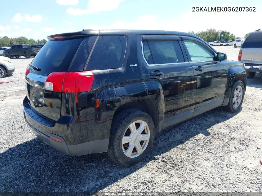 2016 GMC TERRAIN VIN 2GKALMEK0G6207362 — фото 4