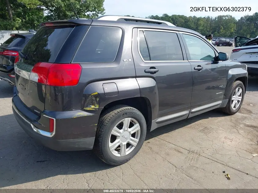 2016 GMC TERRAIN VIN 2GKFLTEKXG6302379 — фото 4