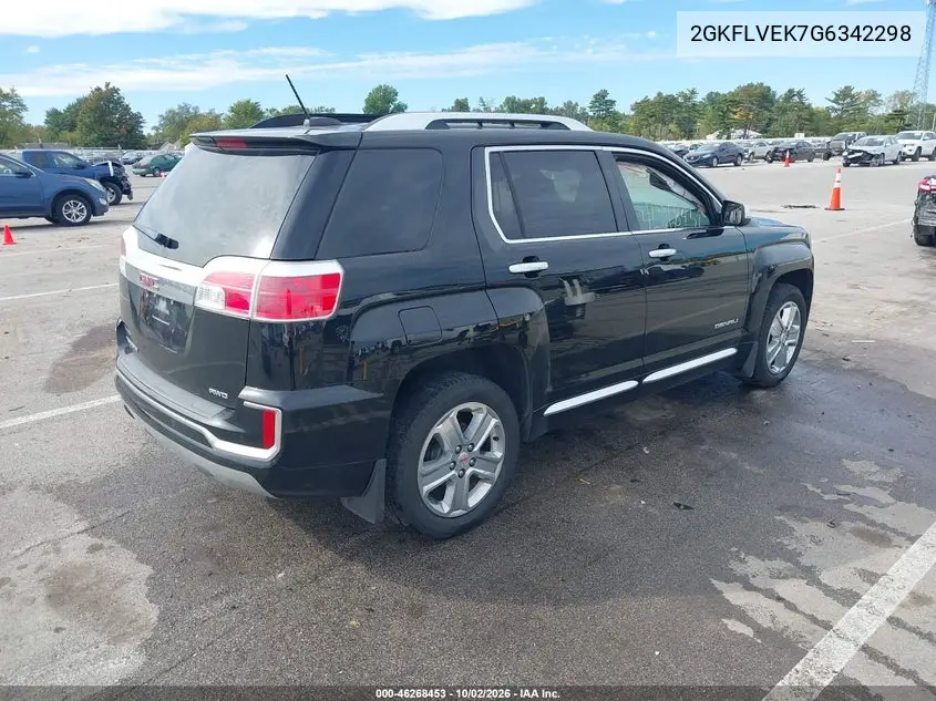 2016 GMC TERRAIN VIN 2GKFLVEK7G6342298 — фото 4