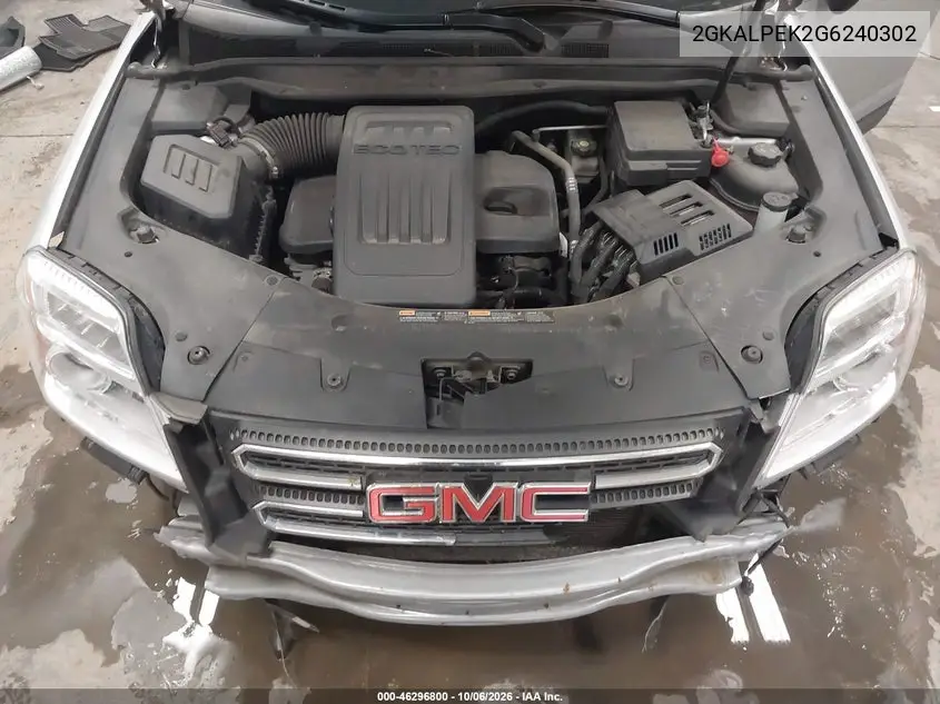 2016 GMC TERRAIN VIN 2GKALPEK2G6240302 — фото 10