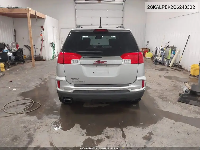 2016 GMC TERRAIN VIN 2GKALPEK2G6240302 — фото 17