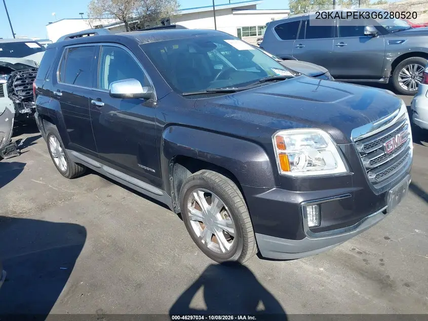 GMC TERRAIN 2016, VIN 2GKALPEK3G6280520