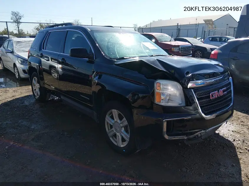 GMC TERRAIN 2016, VIN 2GKFLTEK3G6204987