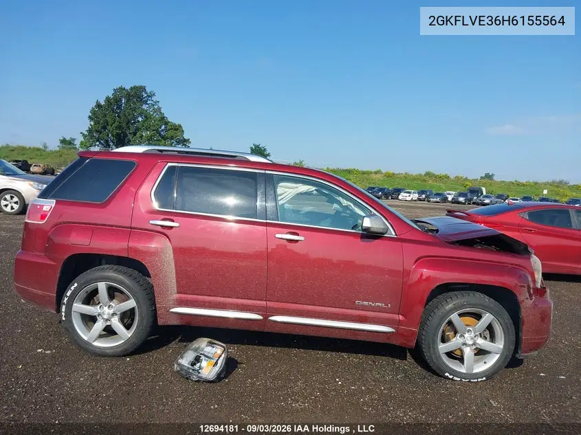 2017 GMC TERRAIN VIN 2GKFLVE36H6155564 — фото 13