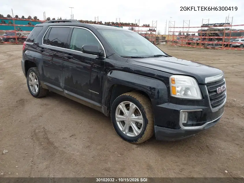 GMC TERRAIN 2017, VIN 2GKFLTEK6H6300419