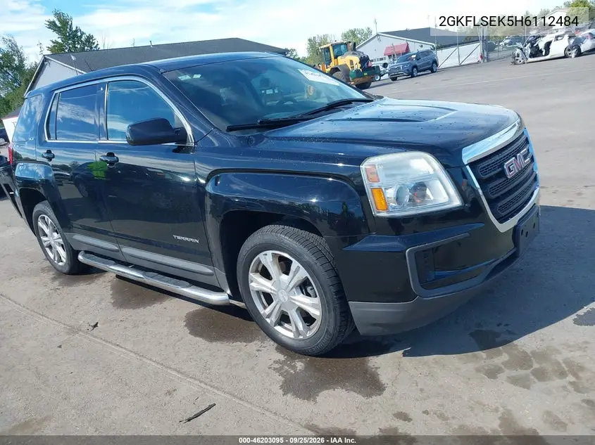 GMC TERRAIN 2017, VIN 2GKFLSEK5H6112484