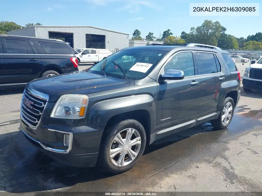 2017 GMC TERRAIN VIN 2GKALPEK2H6309085 — фото 2