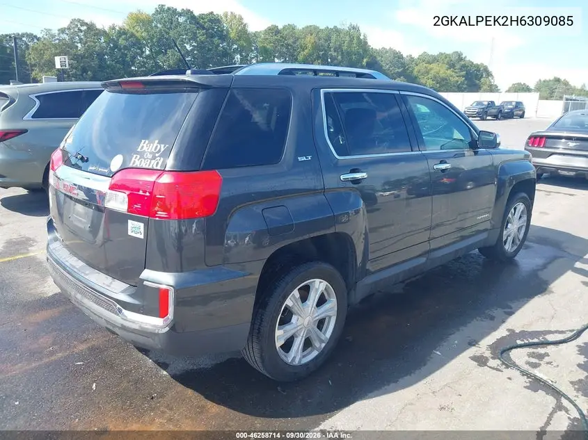 2017 GMC TERRAIN VIN 2GKALPEK2H6309085 — фото 4