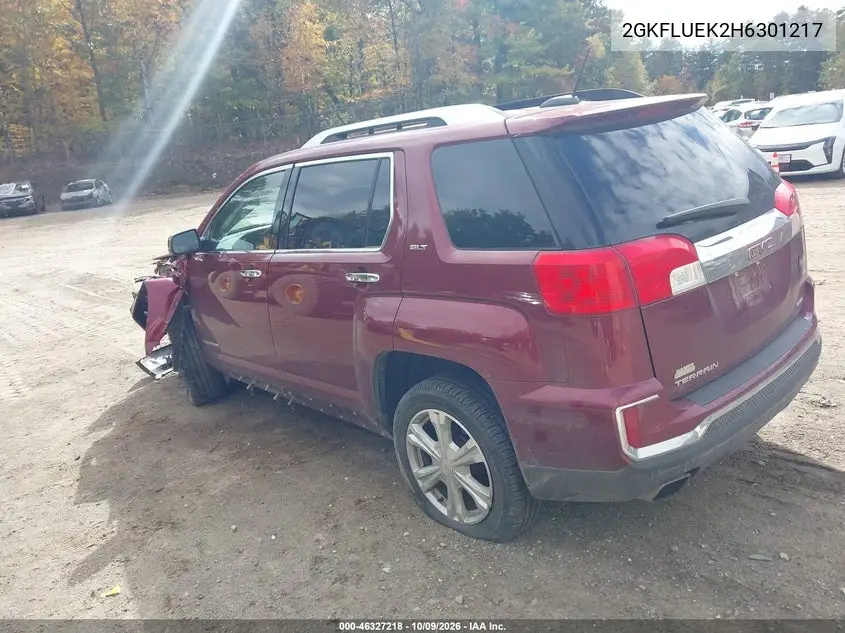 2017 GMC TERRAIN VIN 2GKFLUEK2H6301217 — фото 3