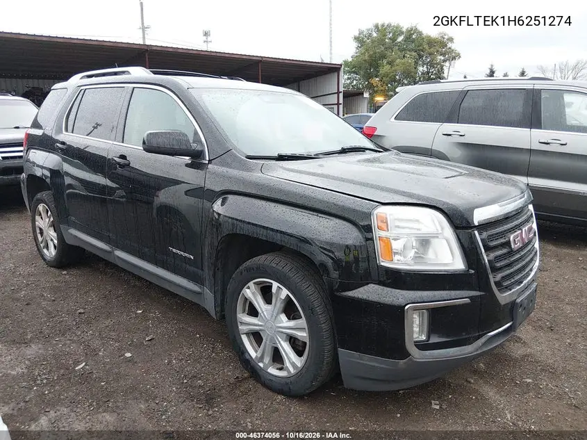 GMC TERRAIN 2017, VIN 2GKFLTEK1H6251274