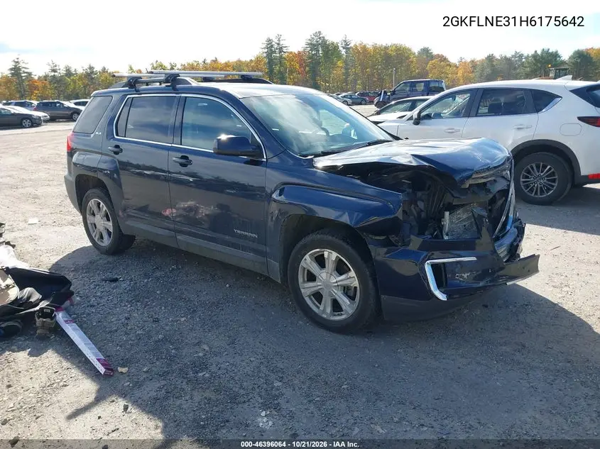 GMC TERRAIN 2017, VIN 2GKFLNE31H6175642
