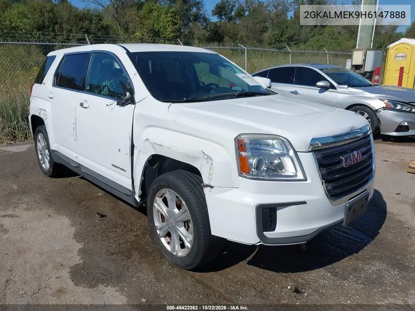 GMC TERRAIN 2017, VIN 2GKALMEK9H6147888