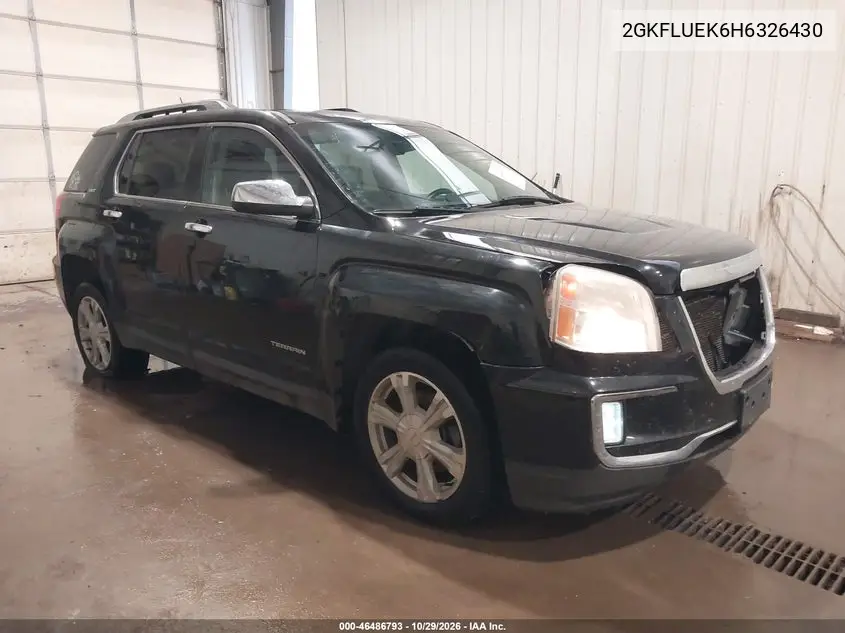 GMC TERRAIN 2017, VIN 2GKFLUEK6H6326430