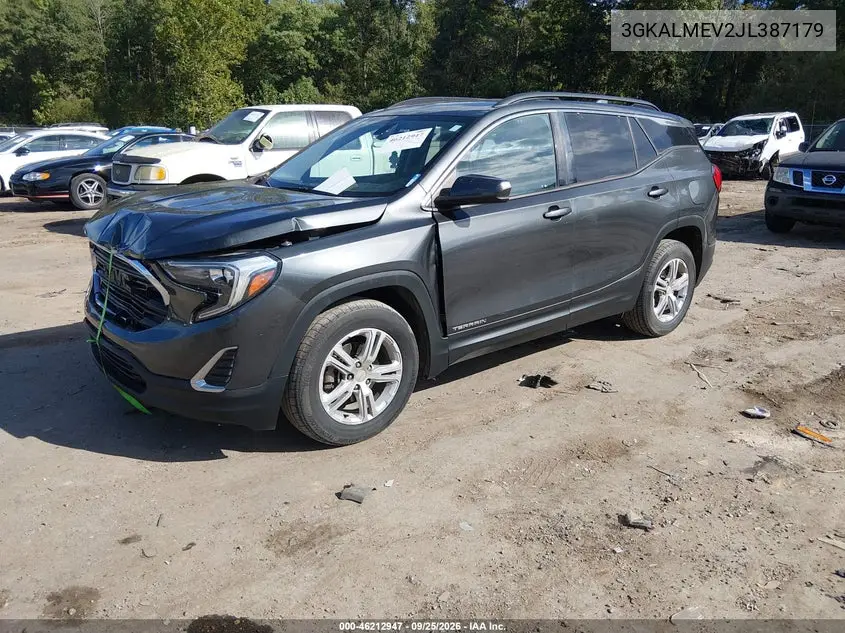 2018 GMC TERRAIN VIN 3GKALMEV2JL387179 — фото 2