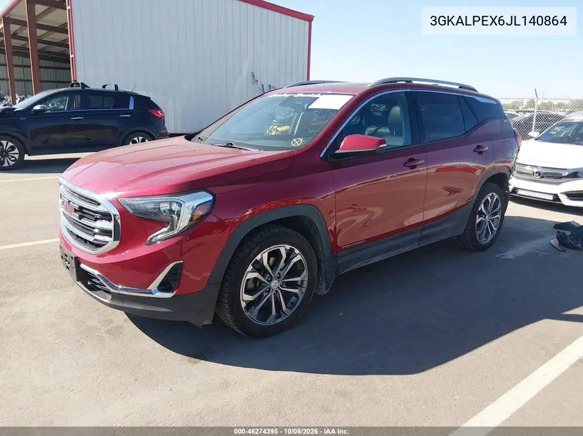 2018 GMC TERRAIN VIN 3GKALPEX6JL140864 — фото 2