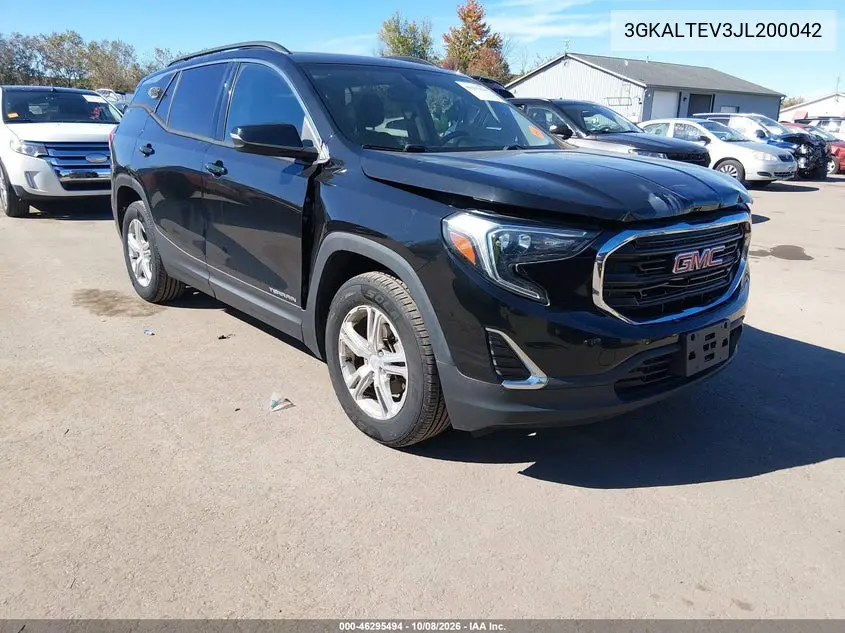 GMC TERRAIN 2018, VIN 3GKALTEV3JL200042