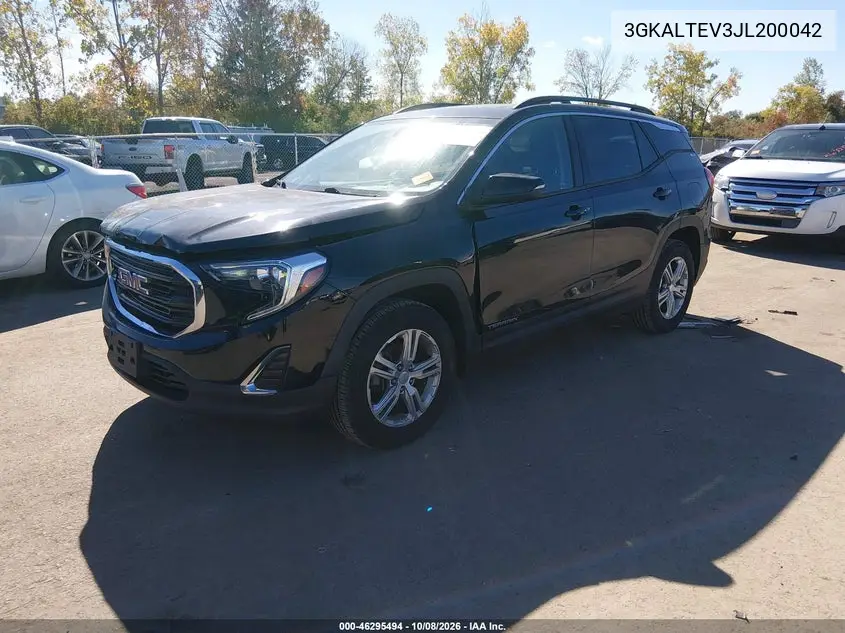 2018 GMC TERRAIN VIN 3GKALTEV3JL200042 — фото 2