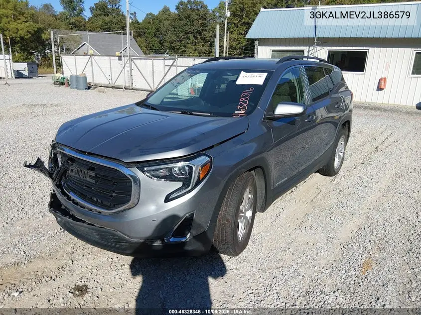 2018 GMC TERRAIN VIN 3GKALMEV2JL386579 — фото 2
