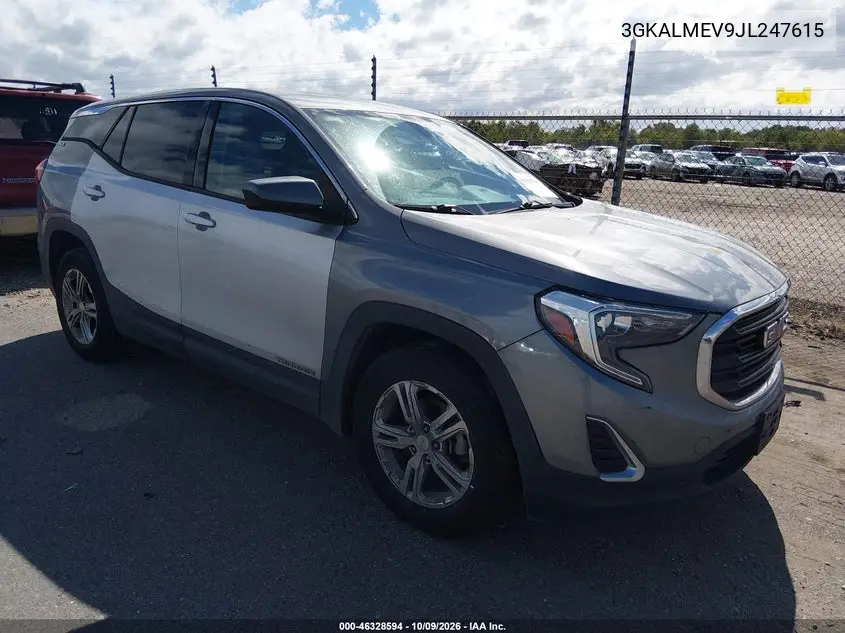 GMC TERRAIN 2018, VIN 3GKALMEV9JL247615