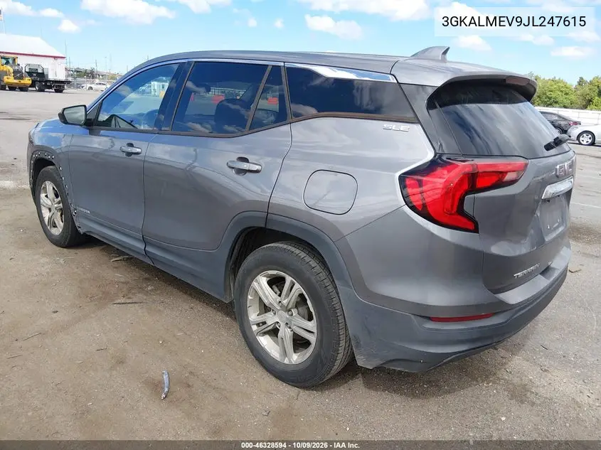 2018 GMC TERRAIN VIN 3GKALMEV9JL247615 — фото 3