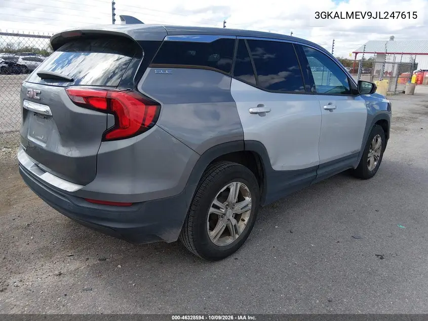 2018 GMC TERRAIN VIN 3GKALMEV9JL247615 — фото 4