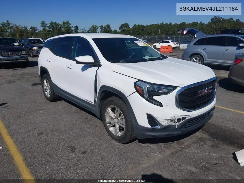 GMC TERRAIN 2018, VIN 3GKALMEV4JL211184