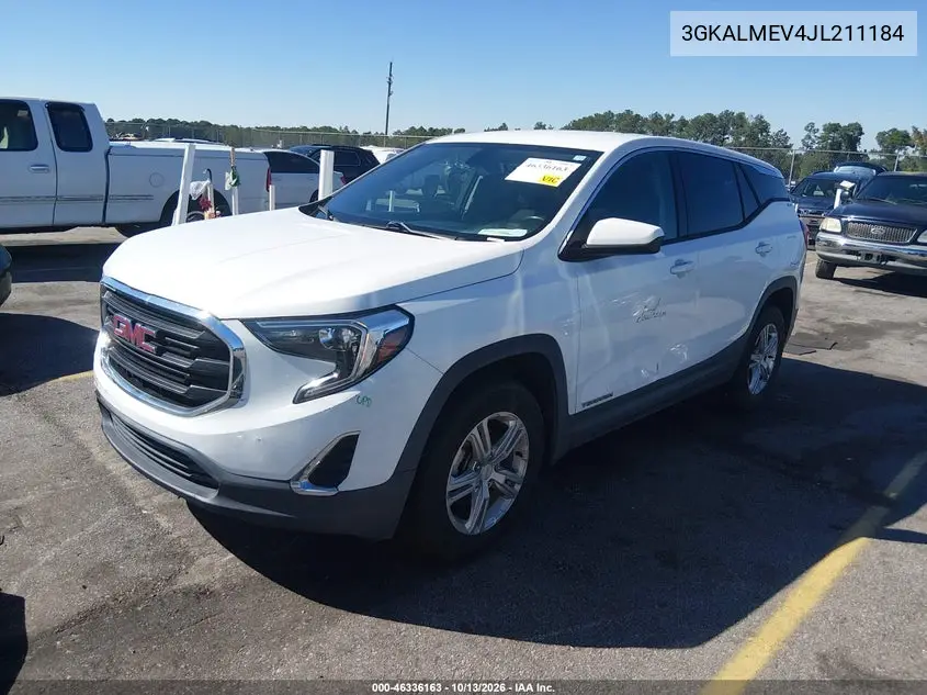 2018 GMC TERRAIN VIN 3GKALMEV4JL211184 — фото 2