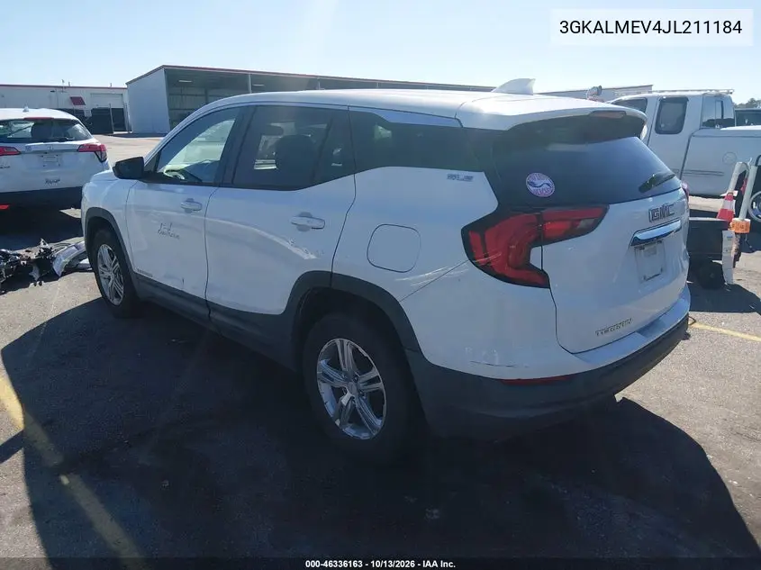 2018 GMC TERRAIN VIN 3GKALMEV4JL211184 — фото 3