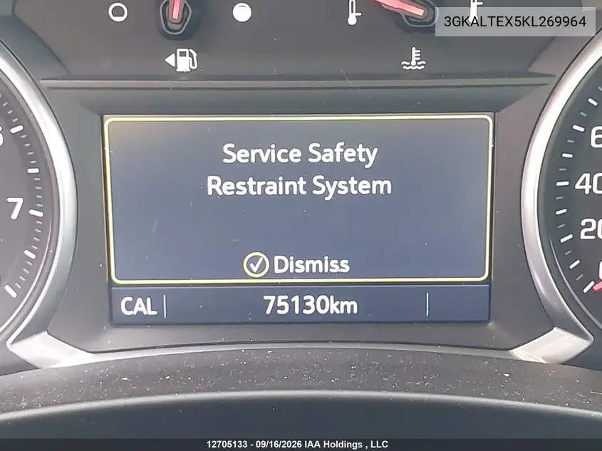 2019 GMC TERRAIN VIN 3GKALTEX5KL269964 — фото 16